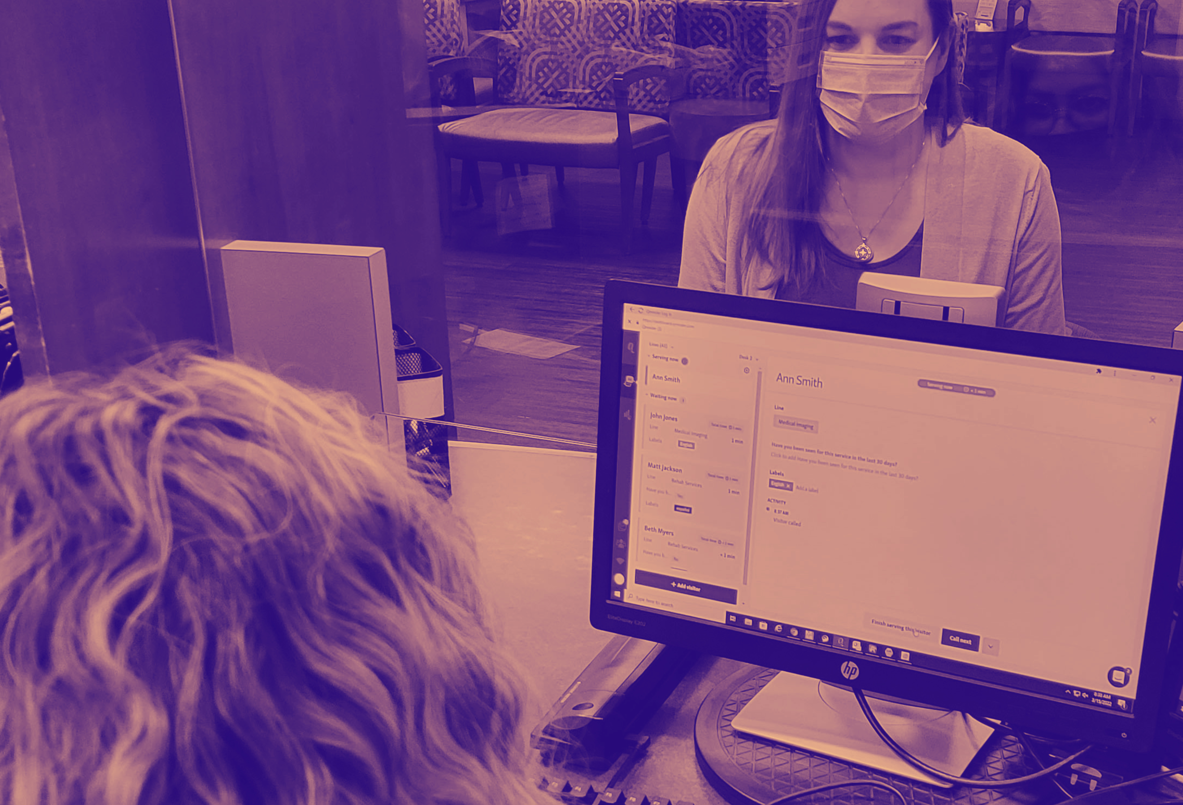 Image - Qminder in Reception
