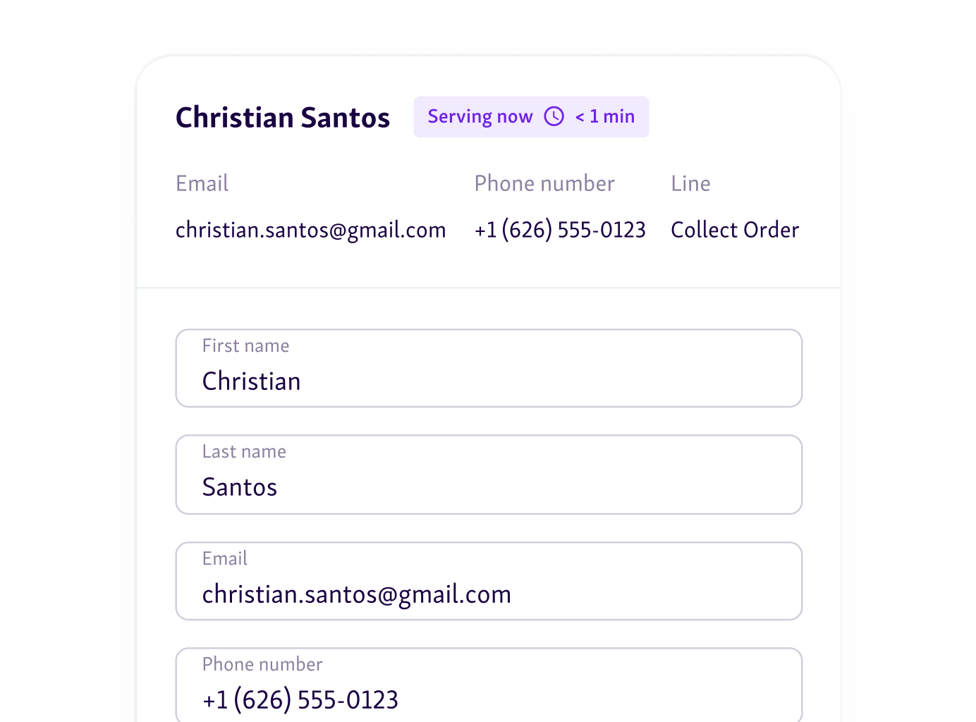 View visitor history in Qminder