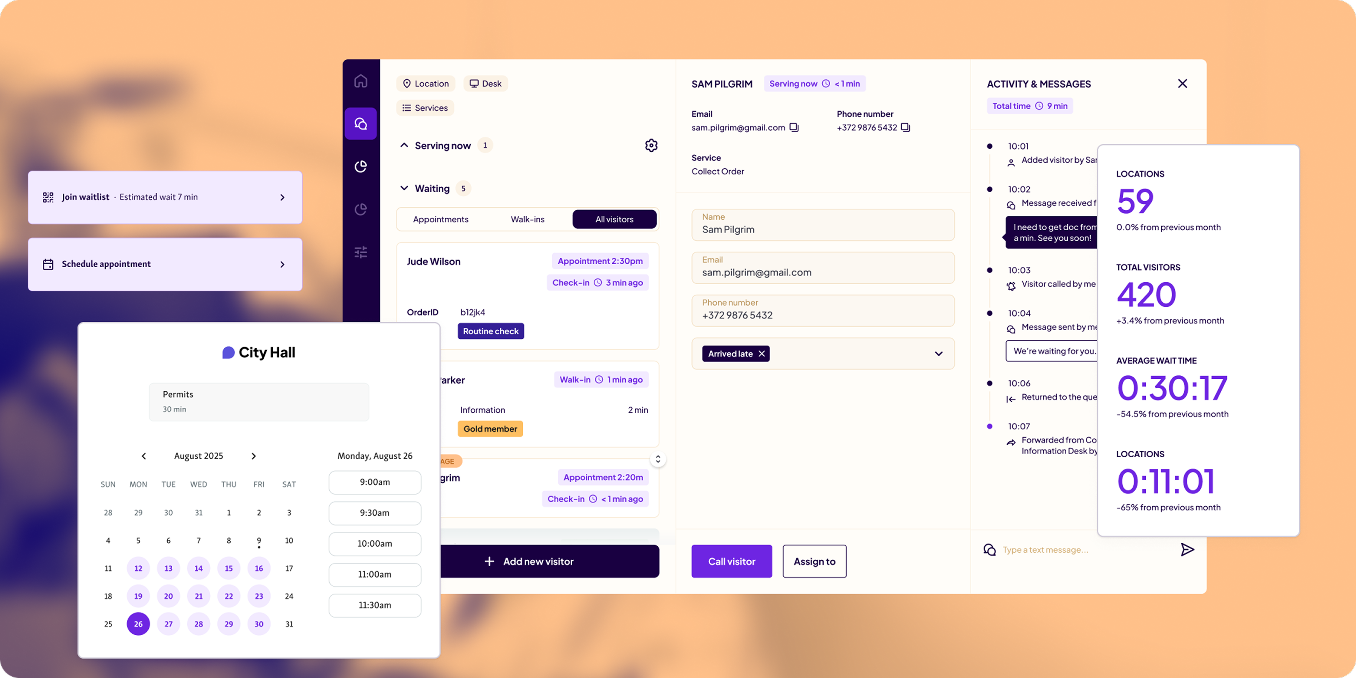Qminder solutions for enterprise customers