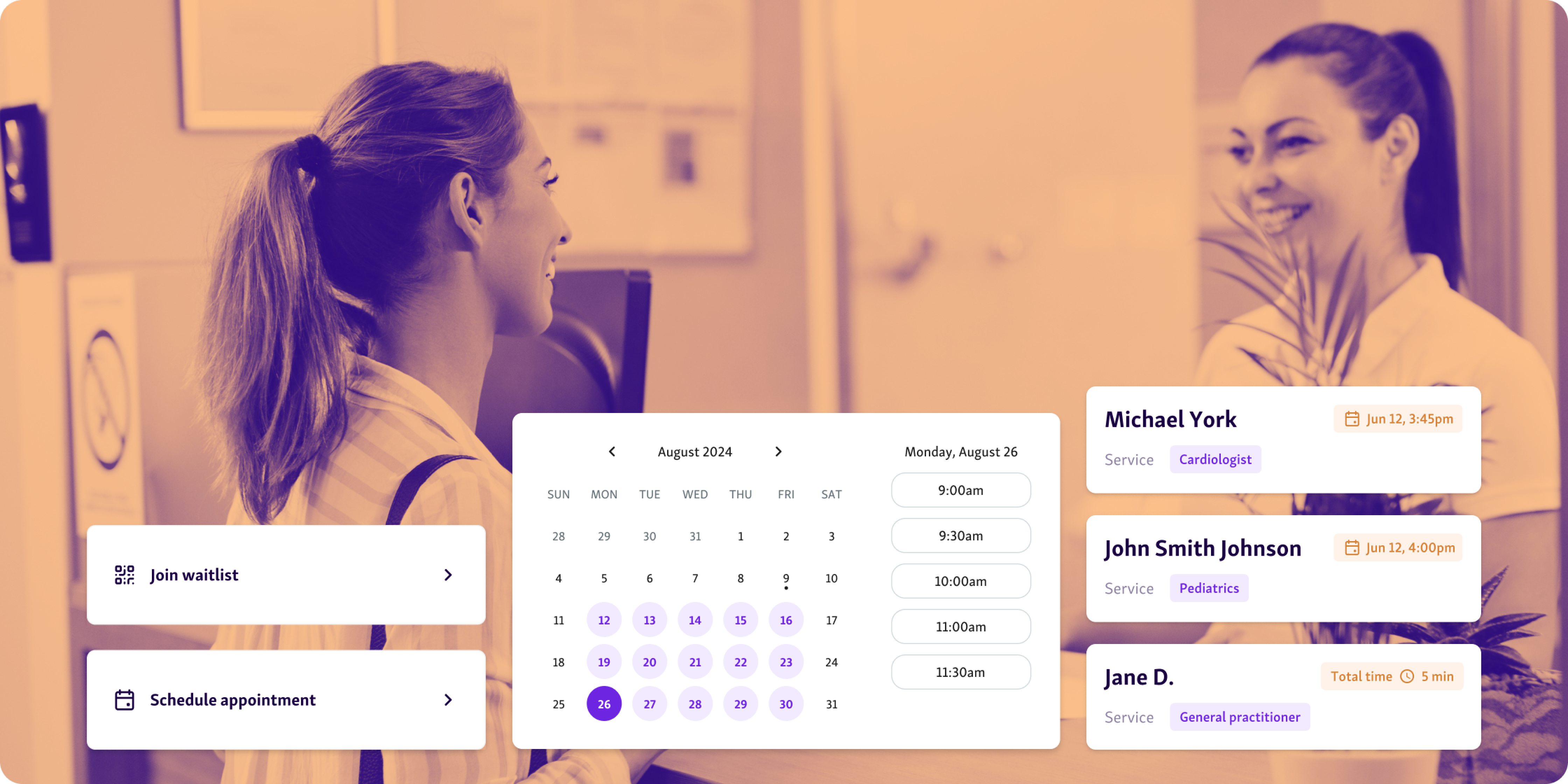 Qminder solutions for patient check-in