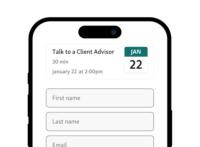 Let your visitors enter all the relevant details for service