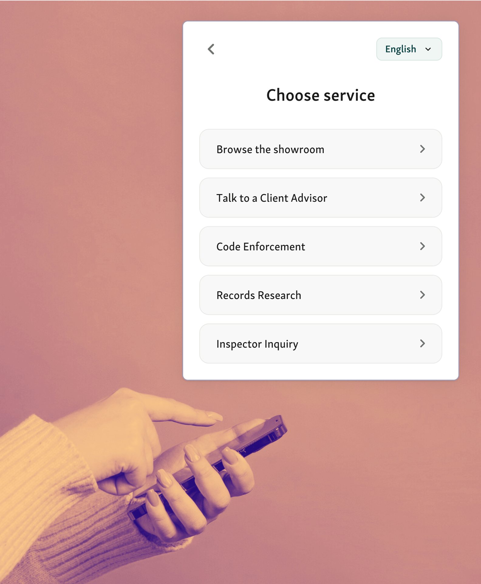 Your visitors can choose between services that you configure available for the remote sign-in