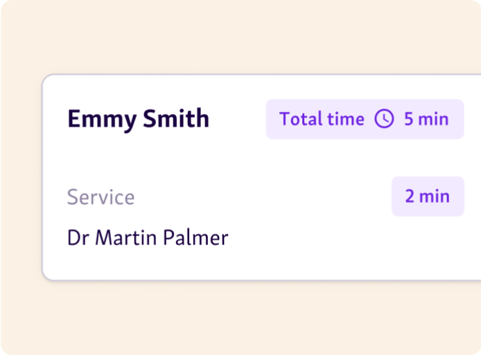 Qminder tracks waiting and service times automatically