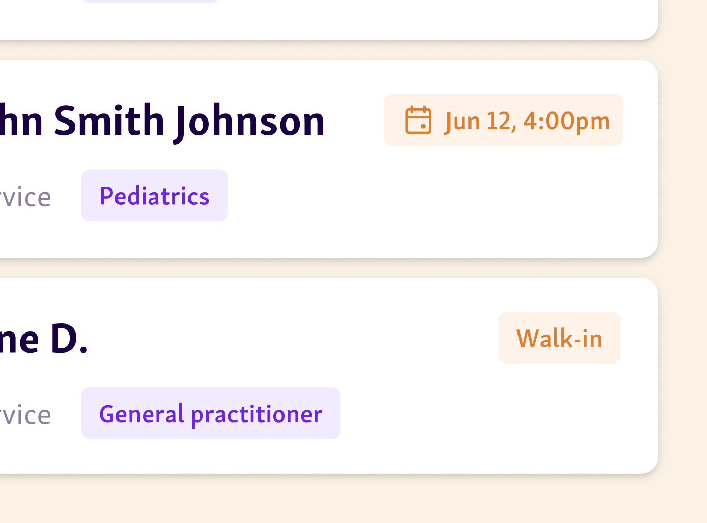 Manage appointments and walk-ins in the same dashboard