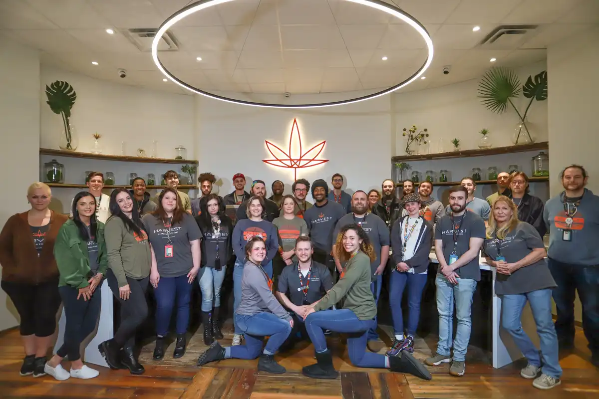 Harvest Cannabis Dispensary team photo