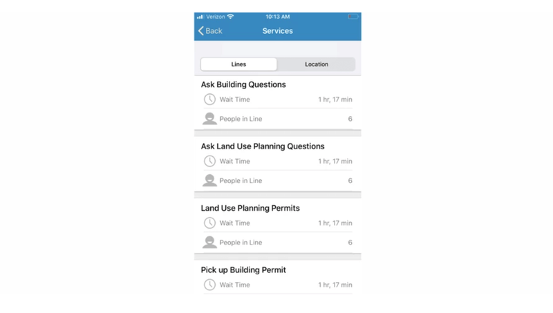 Qless waiting line management system