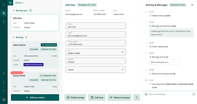 patient check in system