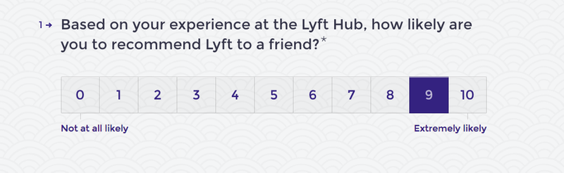 lyft hub survey 1
