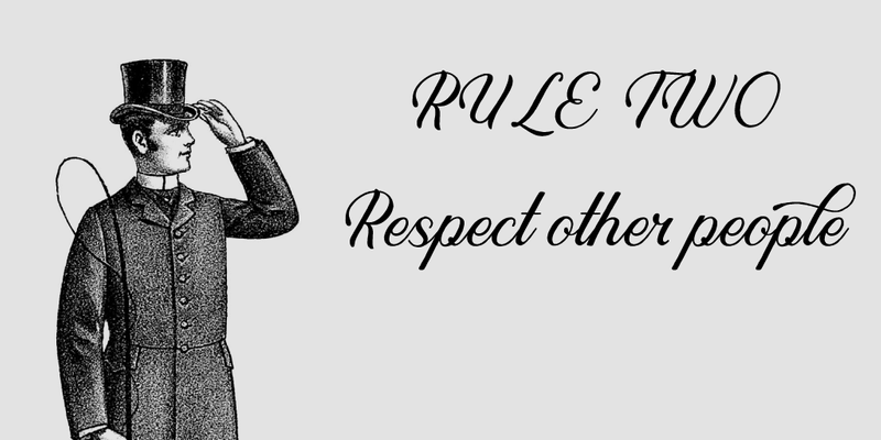 queue respect other people