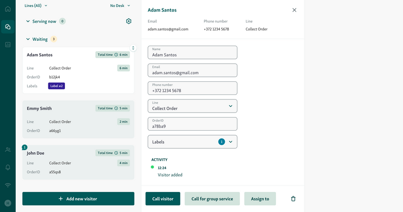 Qminder queue management system