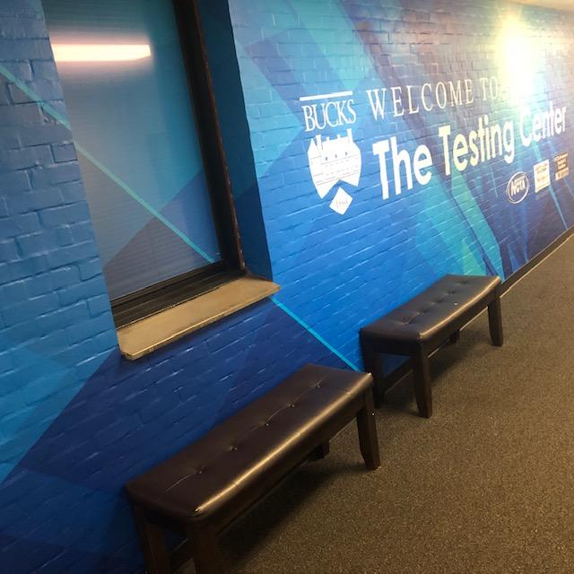 Bucks County Community College waiting area