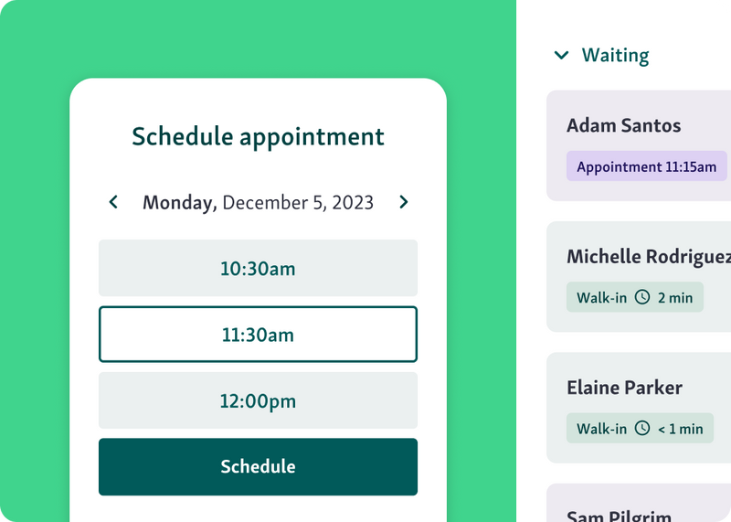 Appointment scheduling