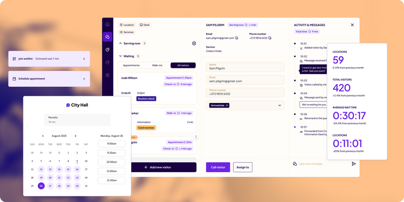 Qminder solutions for enterprise customers