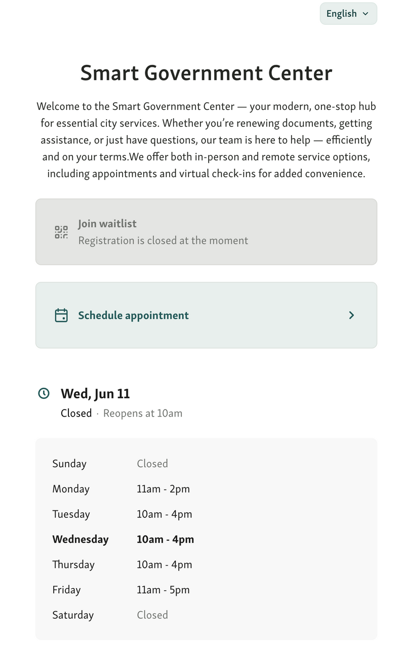 Your visitors can book appointments easily online through Visitor Website