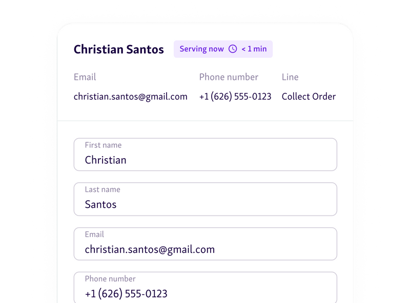 View visitor history in Qminder