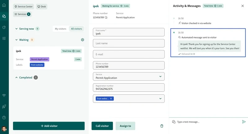 Send Real-Time Queue and Status Updates with SMS in Qminder