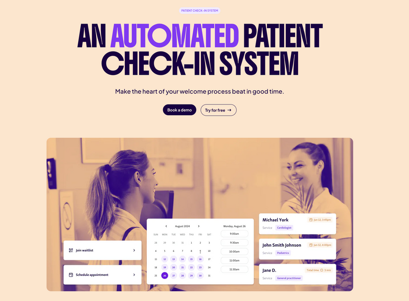 Qminder is a simple, HIPAA-compliant patient check-in system that doesn’t make the process feel like a hassle.