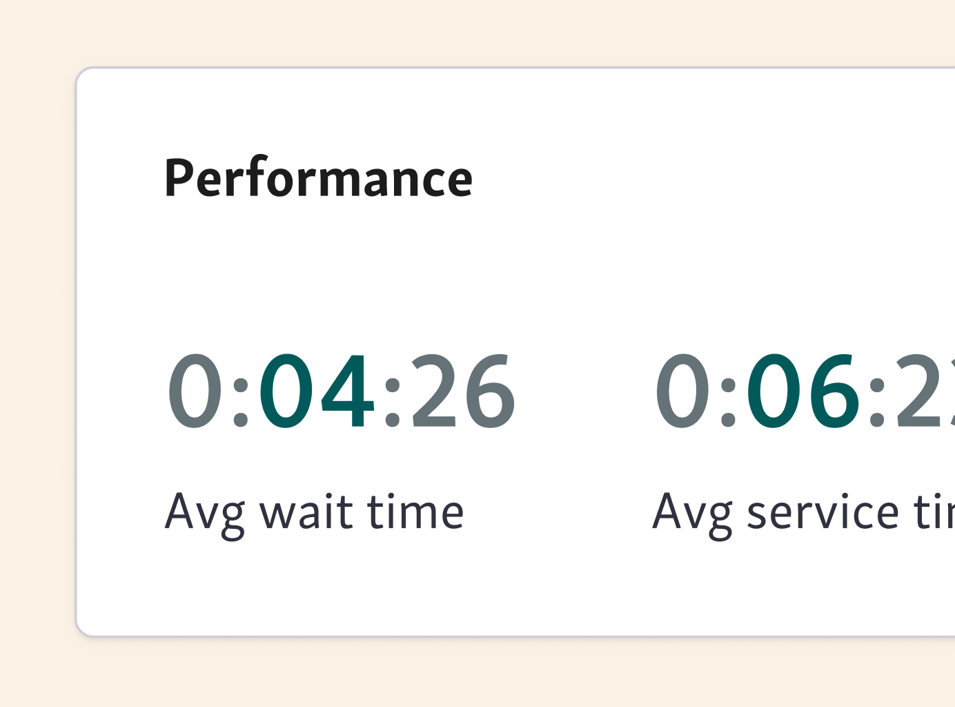 Service analytics in Qminder