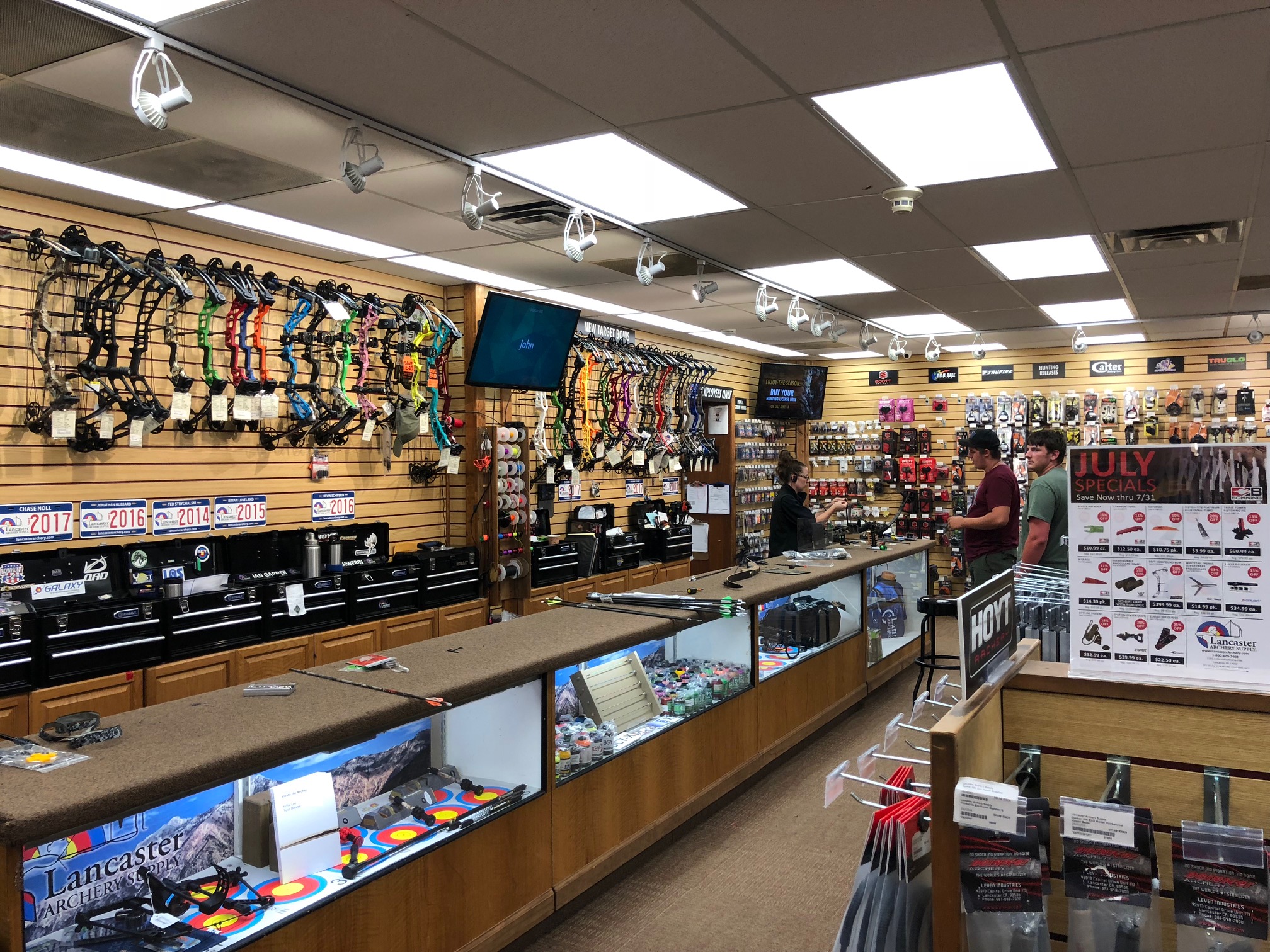 Qminder in Lancaster Archery Supply, USA