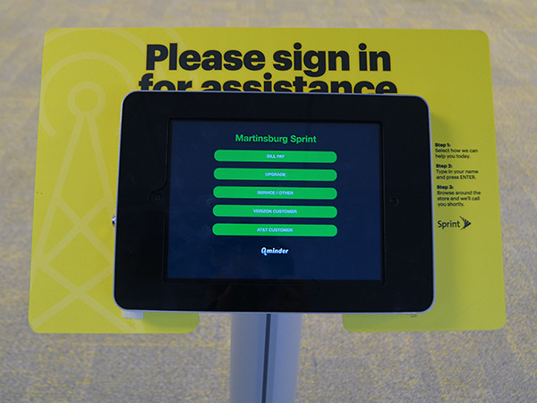 iPad sign-in app