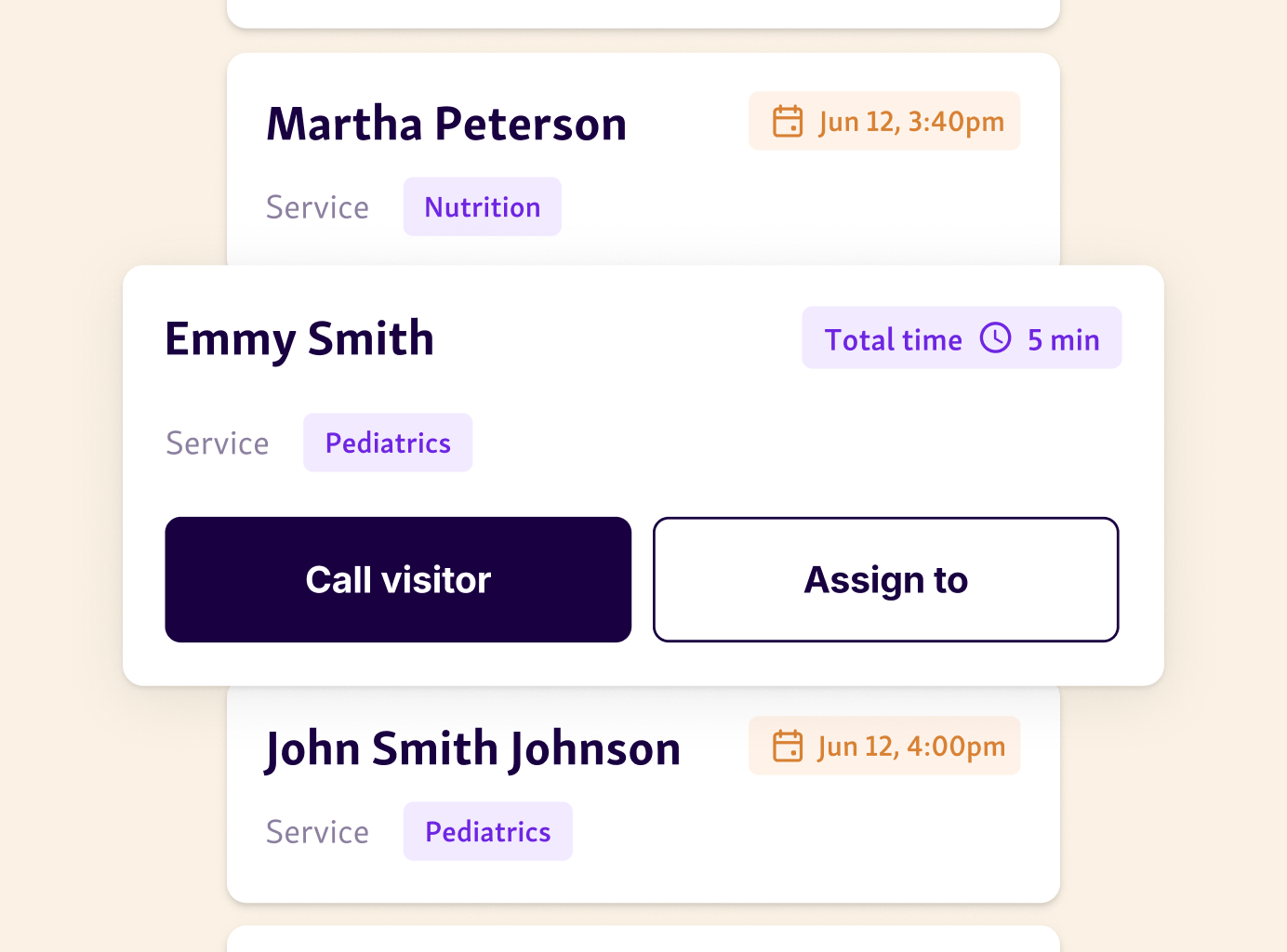 Virtual queue management