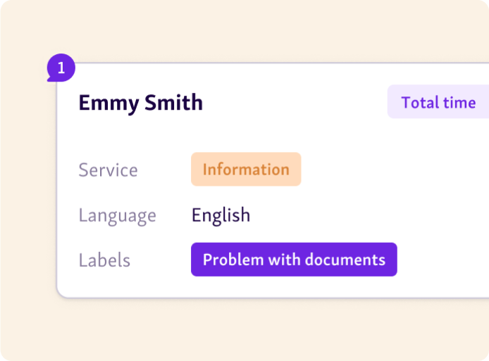 Know the details about your visitors in the service dashboard
